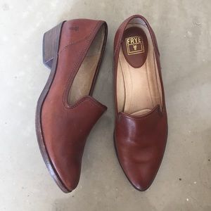 Sold. Frye leather slip one loafer